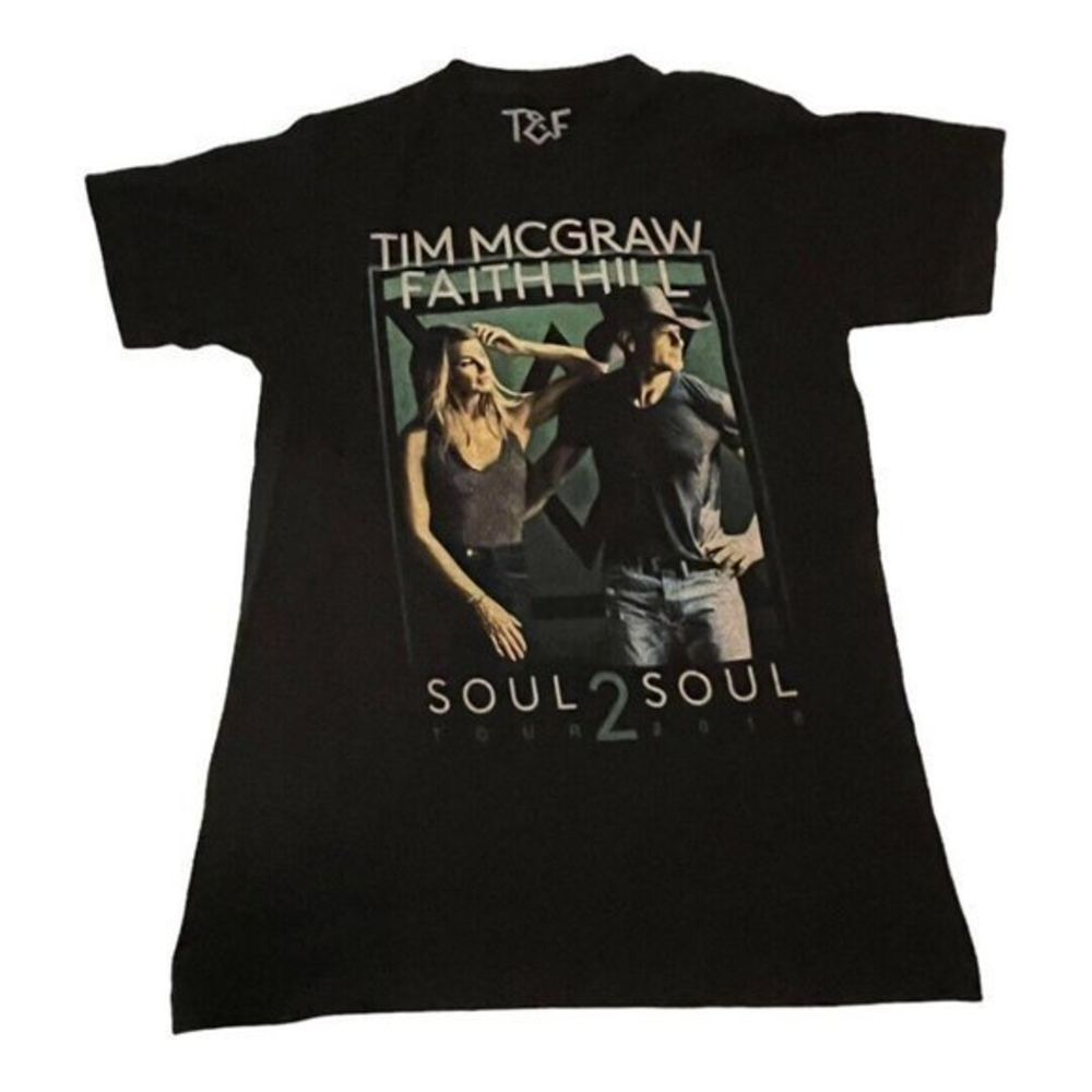 Unisex Small Shirt Tim McGraw Faith Hill 2018 Country Music Band Tee Western